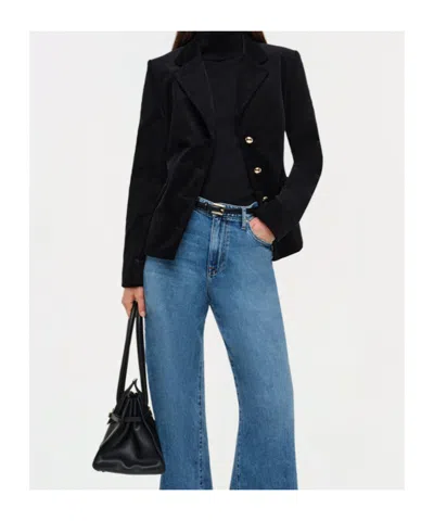 Simkhai Trueman Velvet Jacket In Black