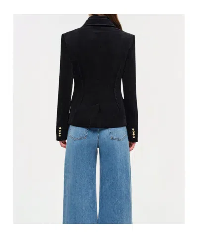 Simkhai Trueman Velvet Jacket In Black