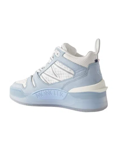 Moncler Pivot Mid High-top Casual Shoes In Blue