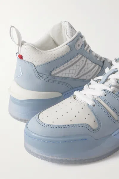 Moncler Pivot Mid High-top Casual Shoes In Blue
