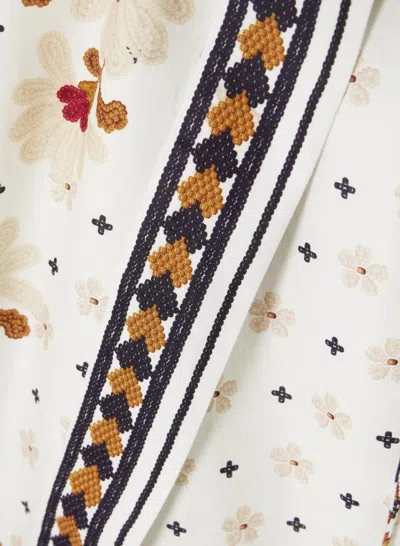 Farm Rio Slit Skirt In Multi