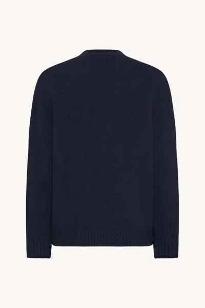 The Row Creed Sweater In Cashmere In Black
