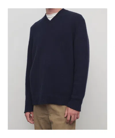 The Row Creed Sweater In Cashmere In Black