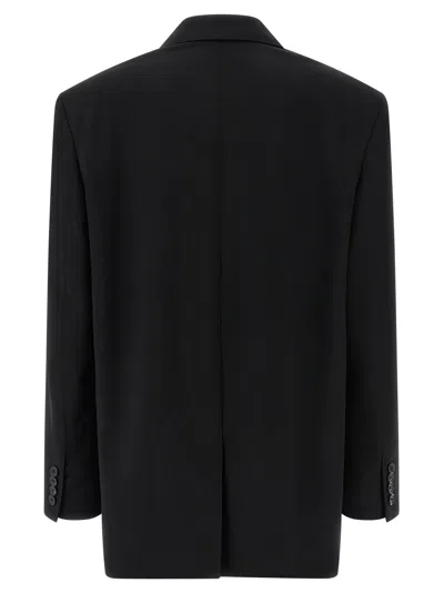The Row Long-sleeved Suit Jacket In Black
