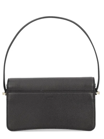 Hugo Boss Versatile Shoulder Bag Adjustable Strap In Black
