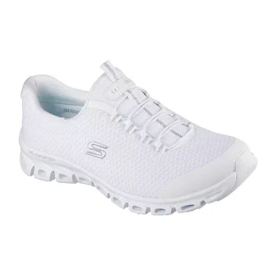 Skechers Glide Step Resilience Womens Slip-on Walking Shoes In White