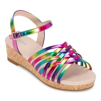 Thereabouts Big Kid Girls Olive Wedge Sandals In Multi