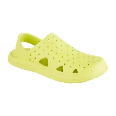 Totes Little & Big Kid Unisex Splash & Play Clog Slide Sandals In Yellow