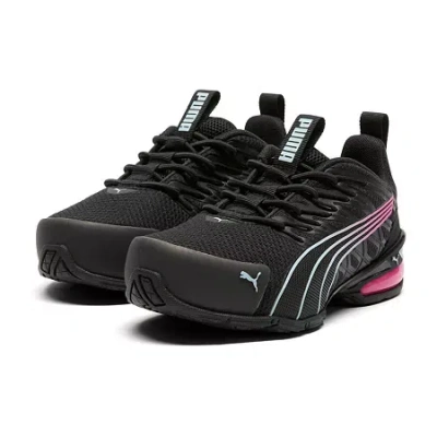 Puma Voltaic Evo Fade Little Kid Girls Running Shoes In Black