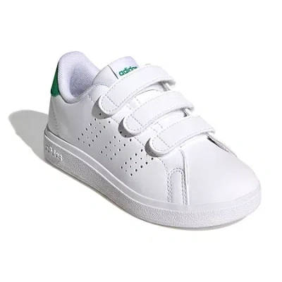 Adidas Originals Advantage Base 2.0 Little Kid Unisex Sneakers In White