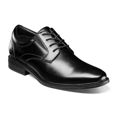 Nunn Bush Jarvis Mens Round Oxford Shoes In Black