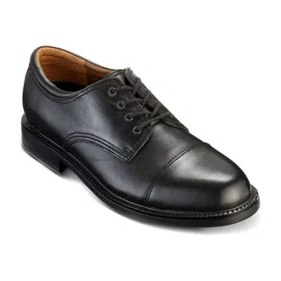 Dockers Gordon Leather Dress Shoes For Men Casual Cap Toe Mens Oxford Shoes In Black