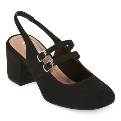 Pop Womens Zaviera Heeled Sandals In Black