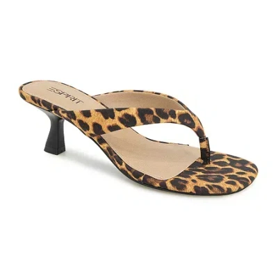 Esprit Elayna Womens Square Kitten Heel Pumps In Multi