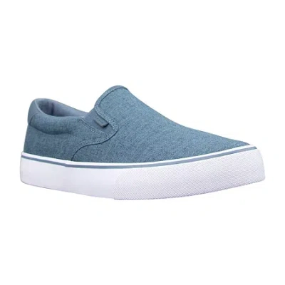 Lugz Clipper Mens Round Closed Toe Slip-on Shoe In Blue