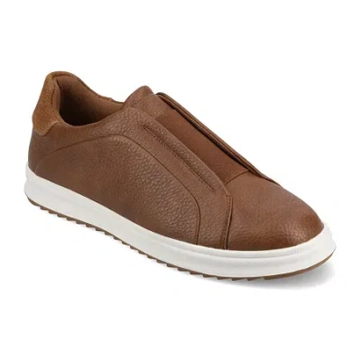 Vance Co. Vance Mens Matteo Medium And Wide Width Slip-on Sneaker In Brown