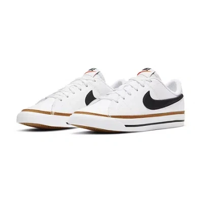 Nike Court Legacy Little & Big Kid Unisex Sneakers In White