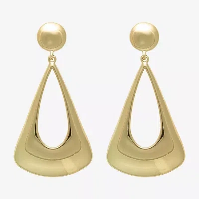 Bold Elements Womens Drop Earrings In Gold