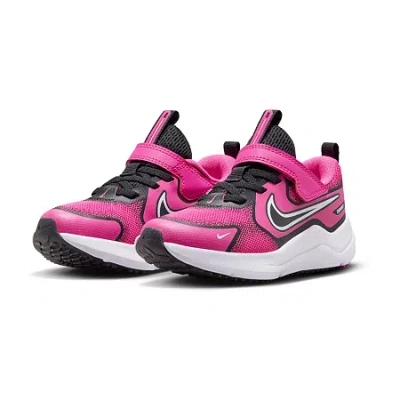 Nike Cosmic Runner Little Kid Girls Running Shoes In Pink