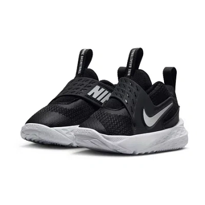 Nike Team Hustle Toddler Unisex Basketball Shoes In Black
