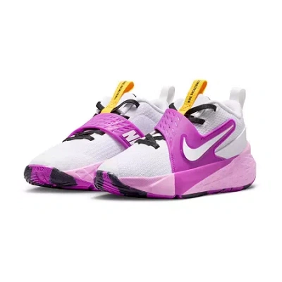 Nike Team Hustle D 12 Little Kid Girls Running Shoes In Purple
