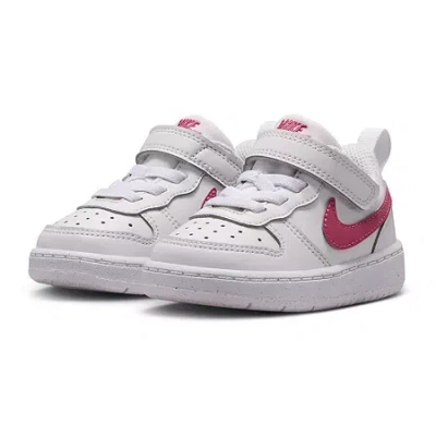 Nike Court Borough Low Recraft Toddler Girls Sneakers In White