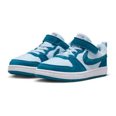 Nike Court Borough Low Little Kid Unisex Sneakers In Blue