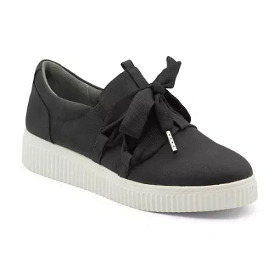 Adrienne Vittadini Nacht Womens Sneakers In Black