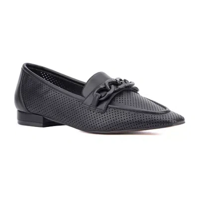 Torgeis Kalina Womens Square Closed Toe Loafers In Black