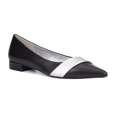 Torgeis Harriet Womens Pointed Closed Toe Ballet Flats In Black