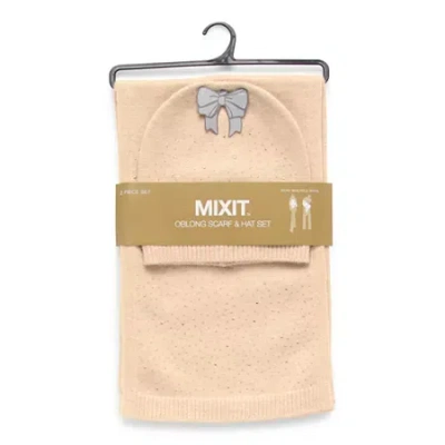 Mixit Embellished Gift Cold Weather Set In Neutral