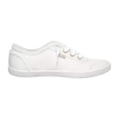 Bobs From Skechers Skechers Bobs Womens B Cute Closed Toe Lace Up Shoe In White
