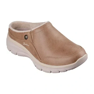 Skechers Easy Going Latte 2 Womens Moc Closed Toe Slip-on Shoe In Brown