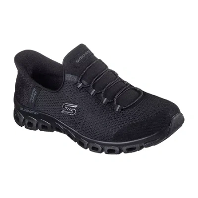 Skechers Hands Free Slip-ins Glide-step Pursuit Womens Slip-on Walking Shoes Wide Width In Black