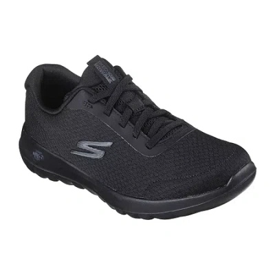 Skechers Go Walk Joy Ecstatic Womens Walking Shoes In Black