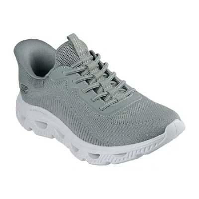 Bobs From Skechers Skechers Bobs Hands Free Slip-ins Arc Waves Womens Slip-on Walking Shoes In Gray