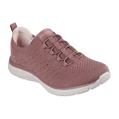 Skechers Virtue Show Runner Womens Slip-on Walking Shoes In Brown