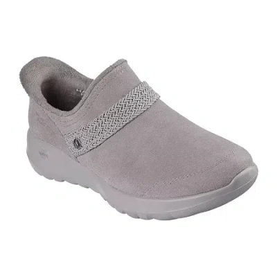 Skechers Hands Free Slip-ins Womens On The Go Joy Shootie Flat Heel Booties In Neutral