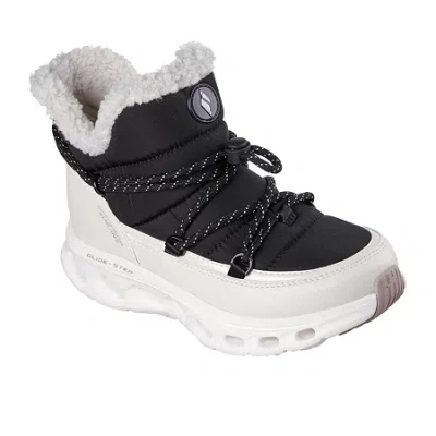 Skechers Hands Free Slip-ins Womens Go Walk Glide-step 2.0 Flat Heel Booties In Multi