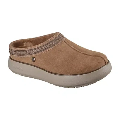 Skechers Arch Fit Horizon Womens Clog Slippers In Brown