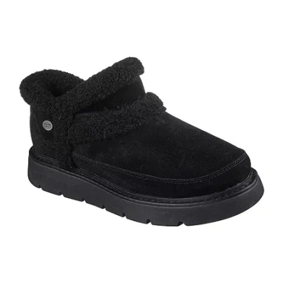 Bobs From Skechers Skechers Bobs Hands Free Slip-ins Womens Keepsakes Lite Winter Snug Flat Heel Winter Boots In Black