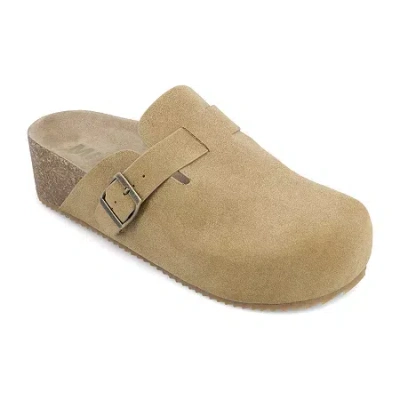 Mia Girl Abey Womens Round Closed Toe Clogs In Brown