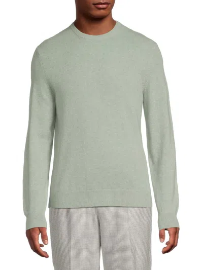 Saks Fifth Avenue Men's 100% Cashmere Crewneck Sweater In Green