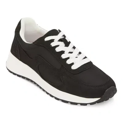 Pop Thrilled Womens Sneakers In Black