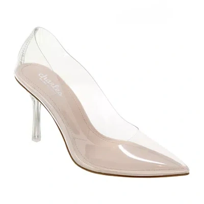 Charles David Incredibly Womens Pointed Closed Toe Stiletto Heel Pumps In Neutral