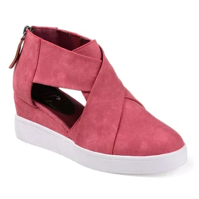 Journee Collection Womens Senna Sneaker In Pink