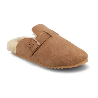 Journee Collection Ardenn Womens Clog Slippers In Brown