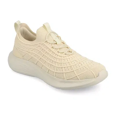 Journee Collection Dasha Womens Sneakers In Neutral