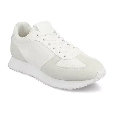 Journee Collection Flow Womens Sneakers In White