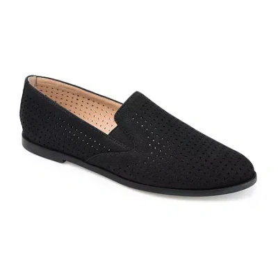 Journee Collection Lucie Womens Round Closed Toe Loafers In Black